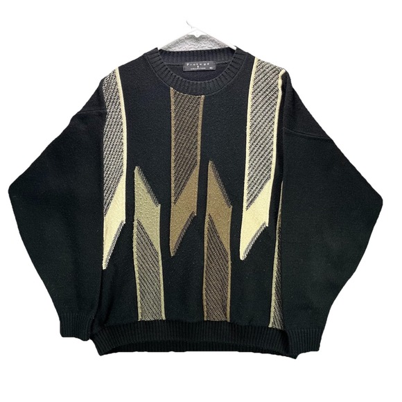 Vintage Protege Collection Sweater Mens XL Knit Biggie Cosby Acrylic Made in USA - Picture 1 of 12